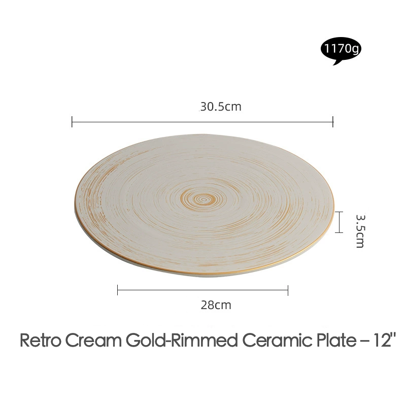 Artisanal ceramic dish for casual or formal meals