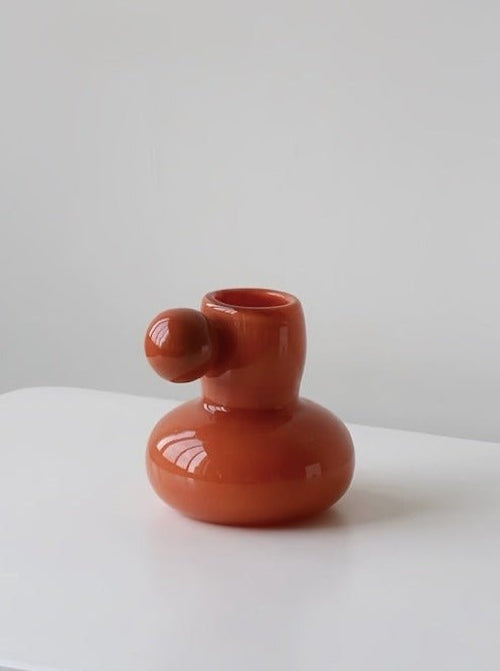 Contemporary decorative jar vase for living room interiors