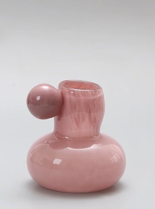 Elegant bud vase home accent with abstract decorative flair