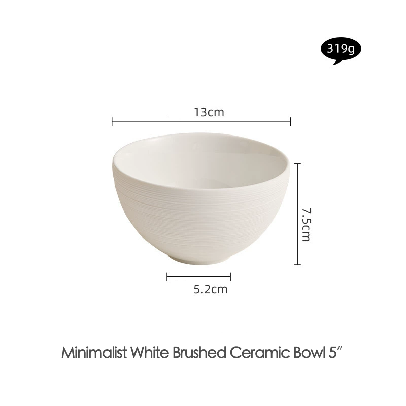 Elegant white bowl for everyday dining