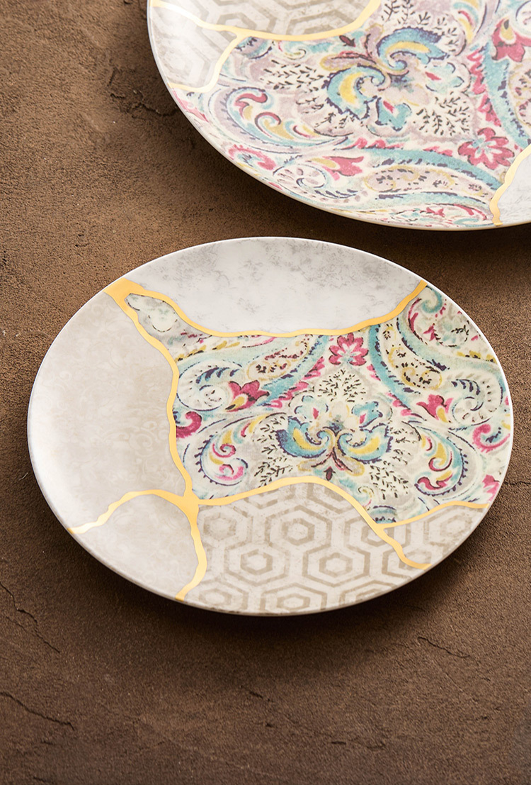 GOSEUNG decorative porcelain plate for home and restaurant dining