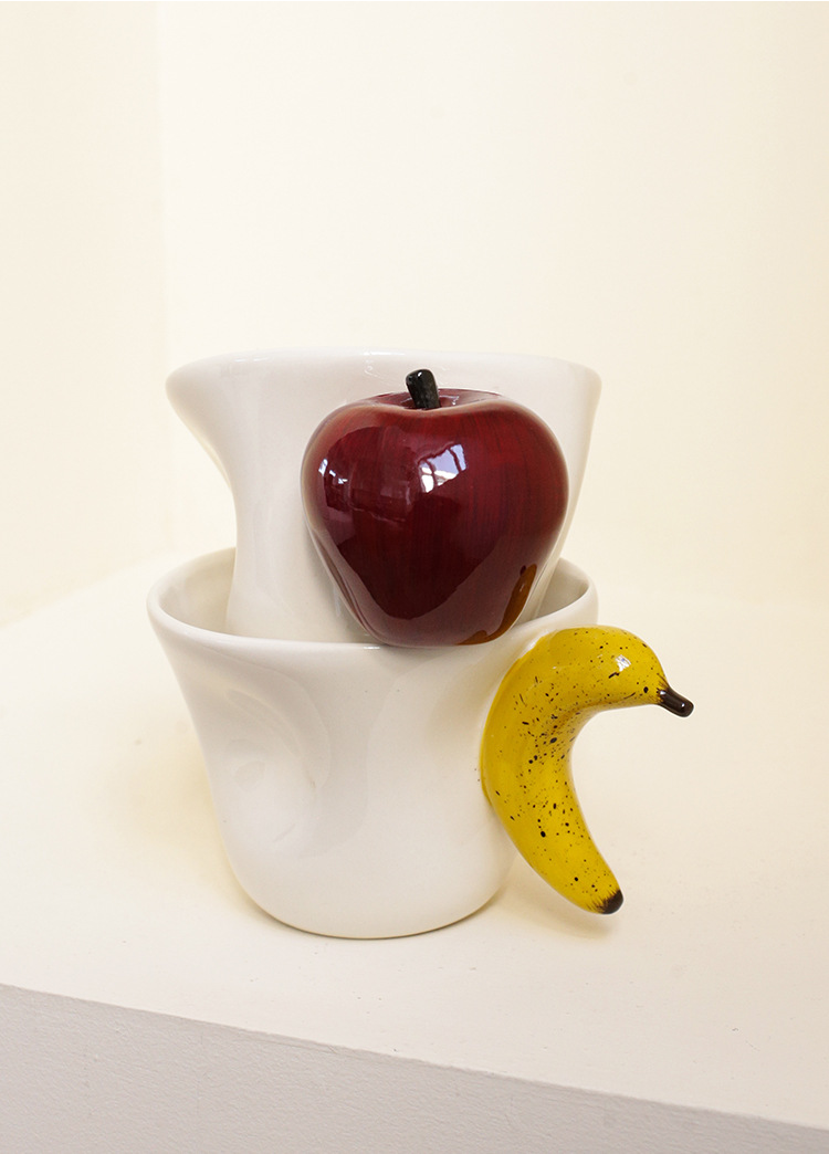 Gift idea for her – quirky ceramic fruit mugs