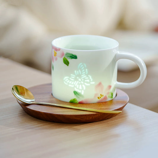 Hand-Painted Ceramic Coffee Cup