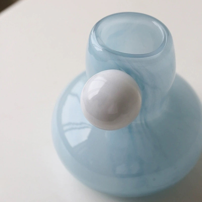 Handcrafted decorative jar accent with dopamine aesthetic