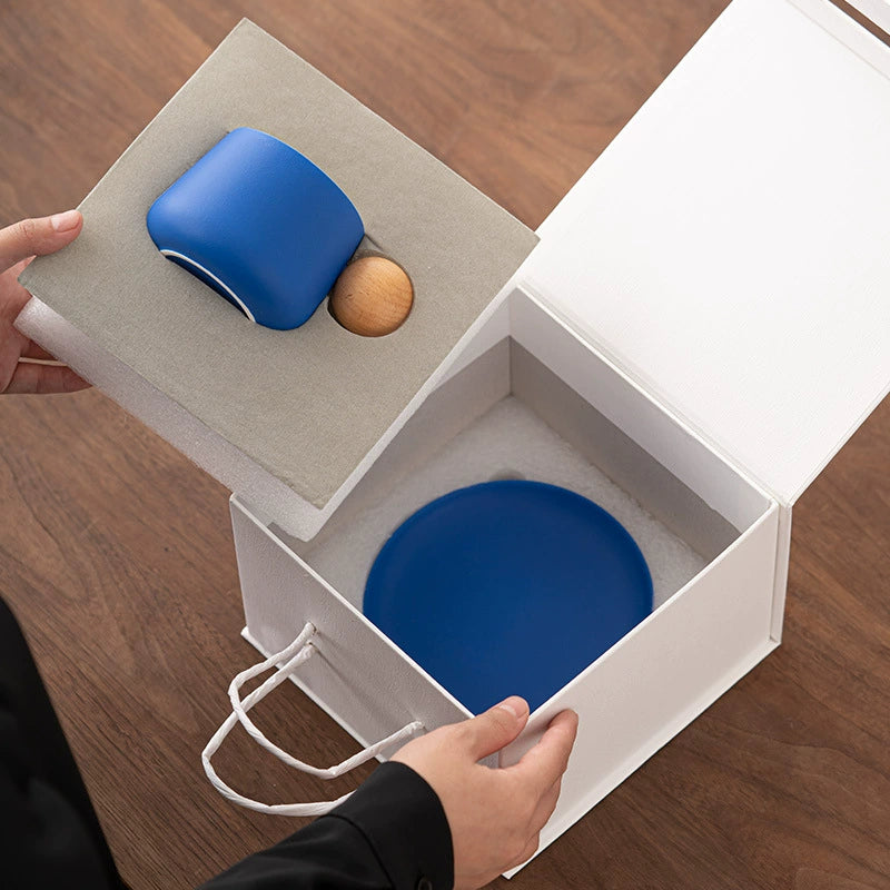 Modern design ceramic cups for breakfast or tea
