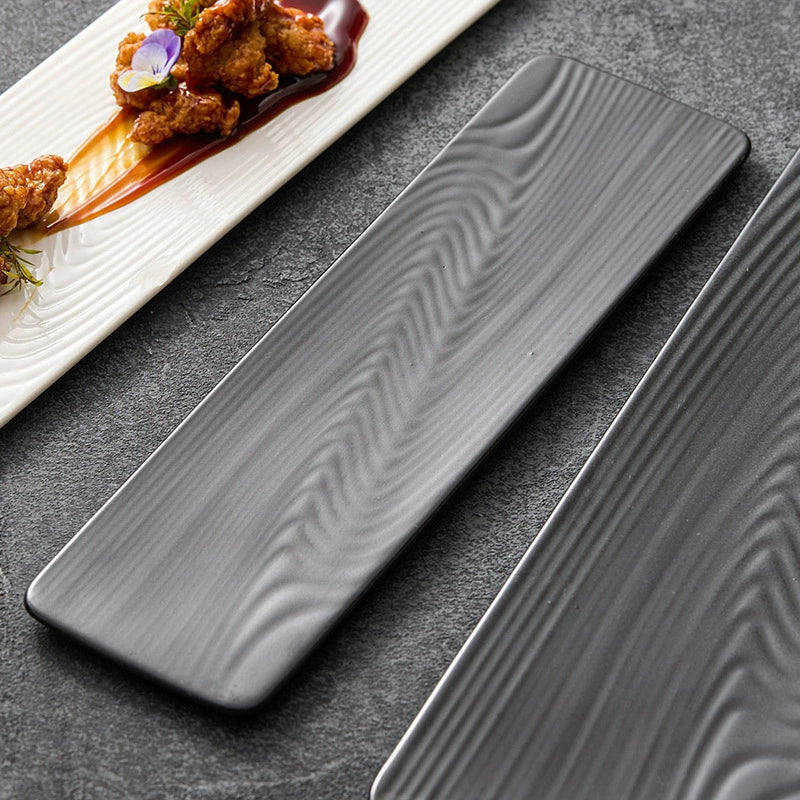 Modern minimalist ceramic serving plate