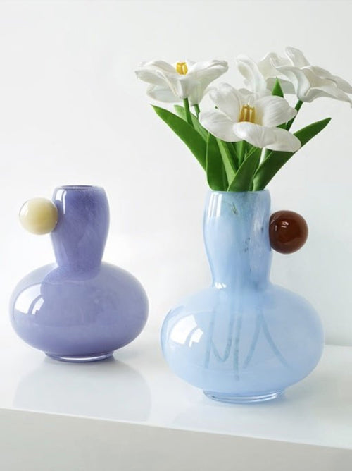 Modern whimsical vase accent for home or office decor