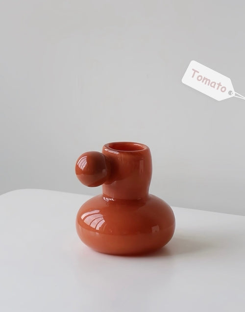 Handcrafted artistic mini vase for home or office decor