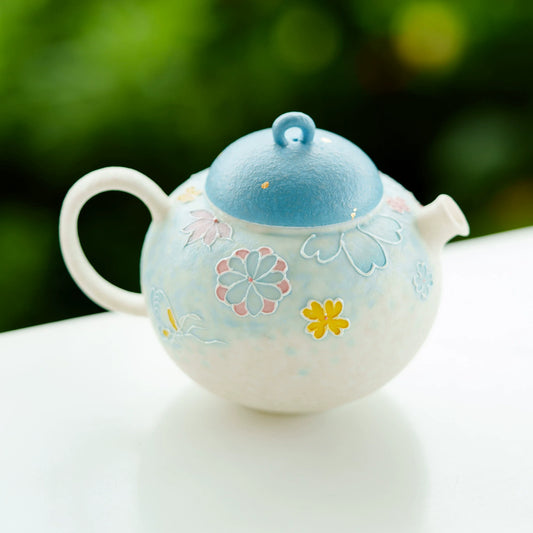 Traditional Chinese floral teapot 150ml