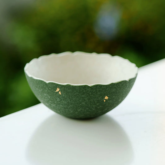 Traditional Chinese tea cup 85ml green ceramic