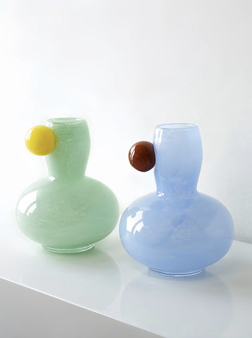 Unique bubble glass centerpiece for floral arrangements