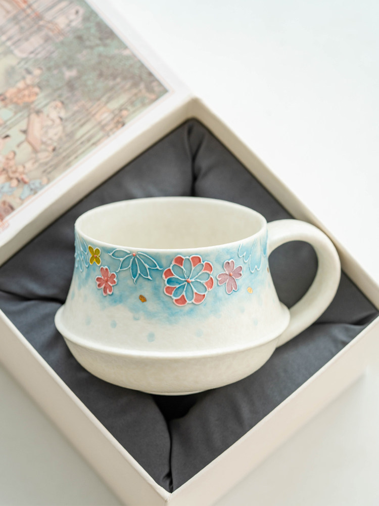 elegant azure dinnerware gift for collectors and tea enthusiasts