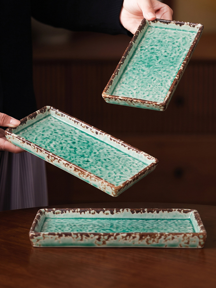 goseung luxury stoneware dinnerware item in jade green