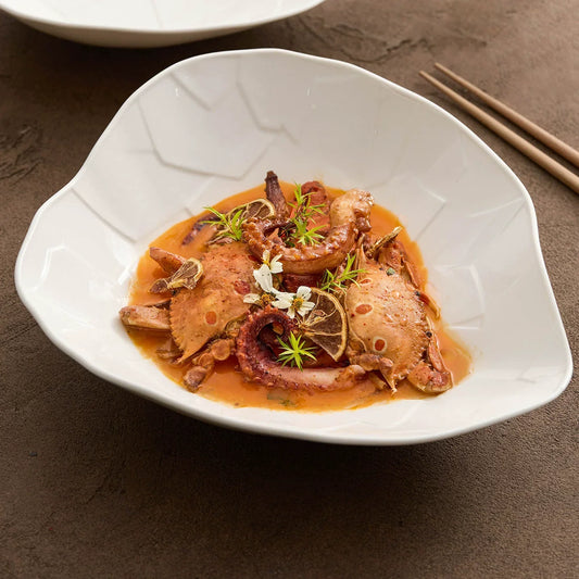 Embracing the Organic: The Sculptural Beauty of the Pebble Series Irregular Bowl