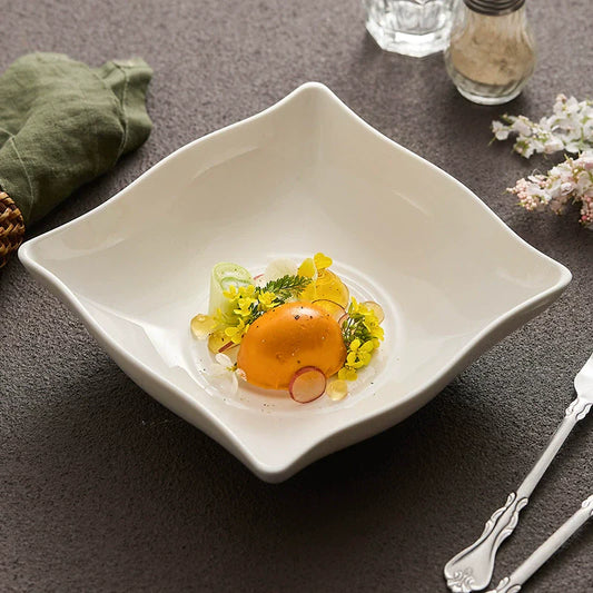 The Beauty of Stillness on Your Table — GOSEUNG Concentric Swirl Square Plate