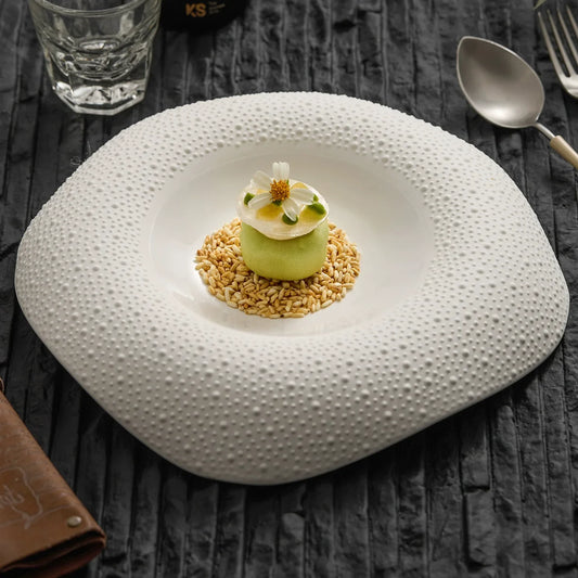 The Art of Texture — Exploring the GOSEUNG Sesame Grain Porcelain Plate