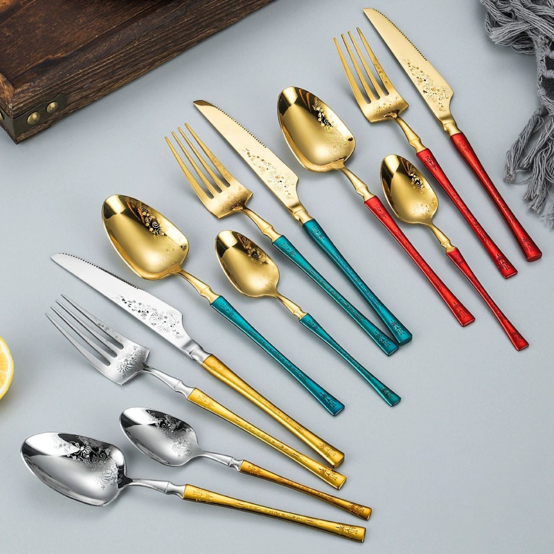 The Art of Dining – Discover the Beauty of Gold-Handled Stainless Steel Cutlery