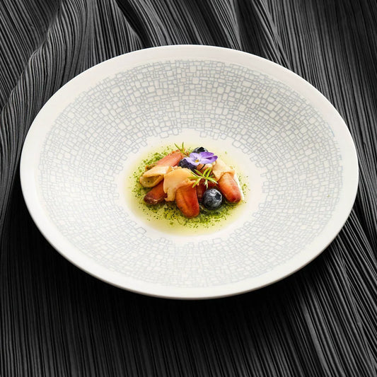 The Art of Framing: Discovering the Pebble Series Mosaic Plate