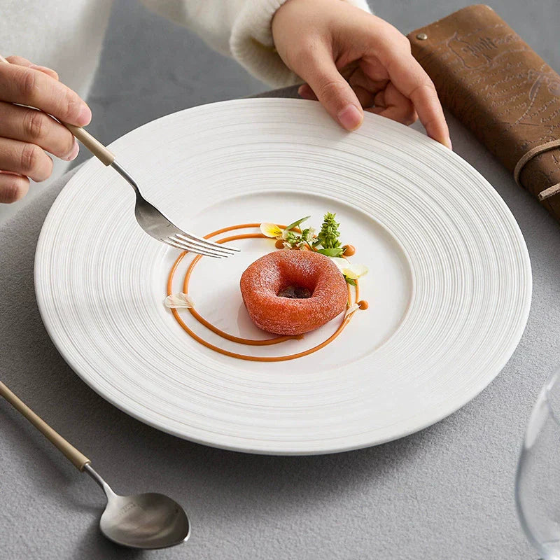 Minimalist Dining: Redefining Elegance with Textured Ceramic Plates