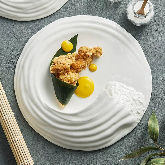 🌊 Embracing Elegance: Why Wave-Shaped Ceramic Plates Are Redefining Table Art