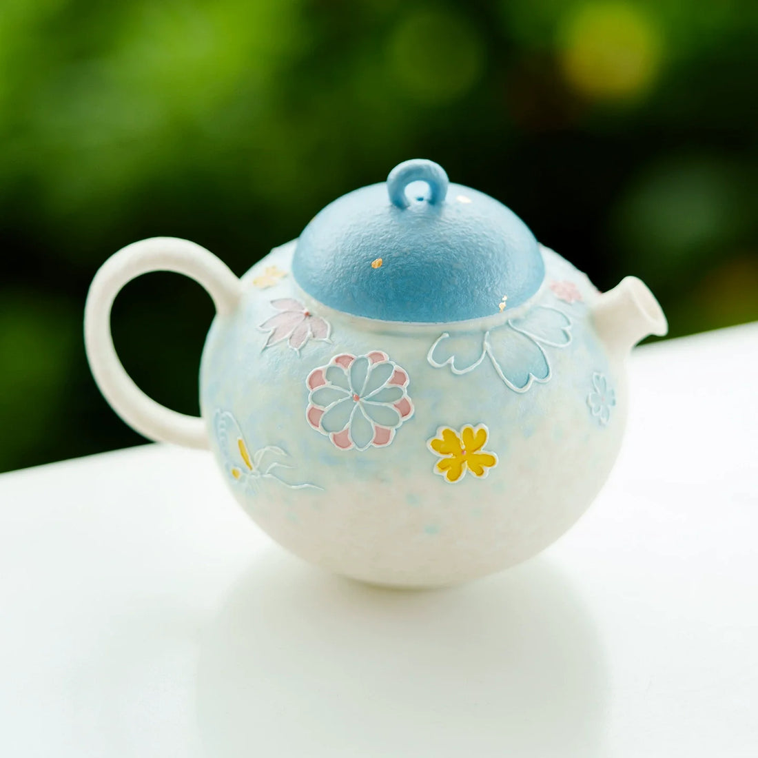 🌸 Discover the Elegance of a Handmade Ceramic Floral Teapot