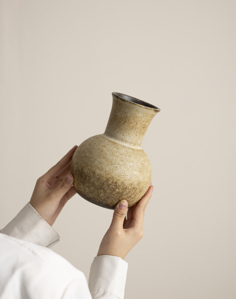 Decorative ceramic craft vase for living room styling