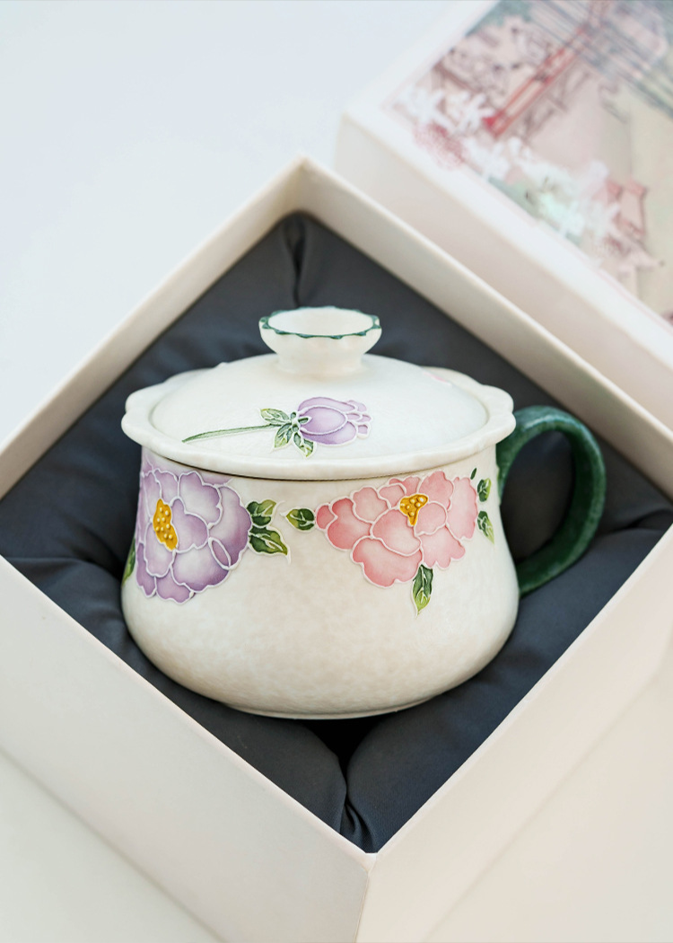 Decorative ceramic tea cup ideal for home or office