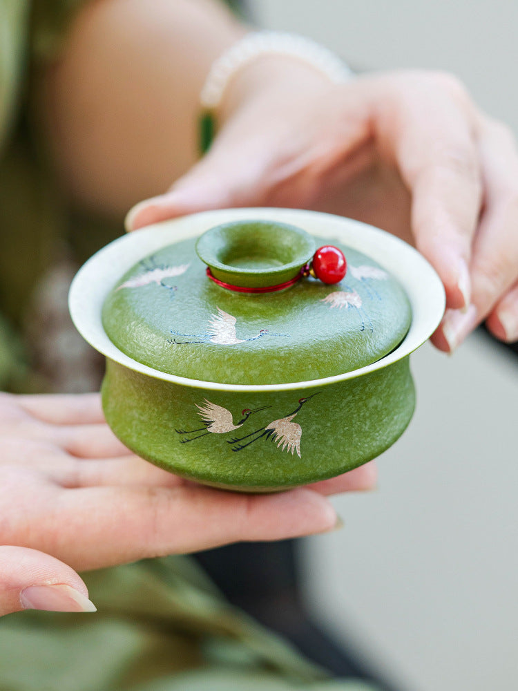 Elegant Oriental Gaiwan for Tea Rituals
