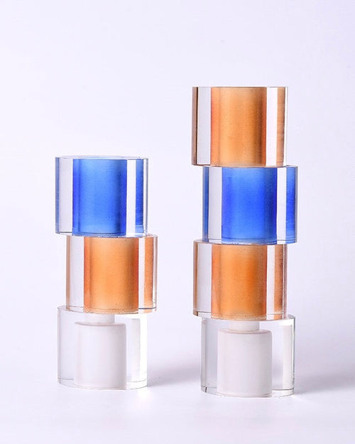 Elegant glass vase centerpiece for modern interiors
