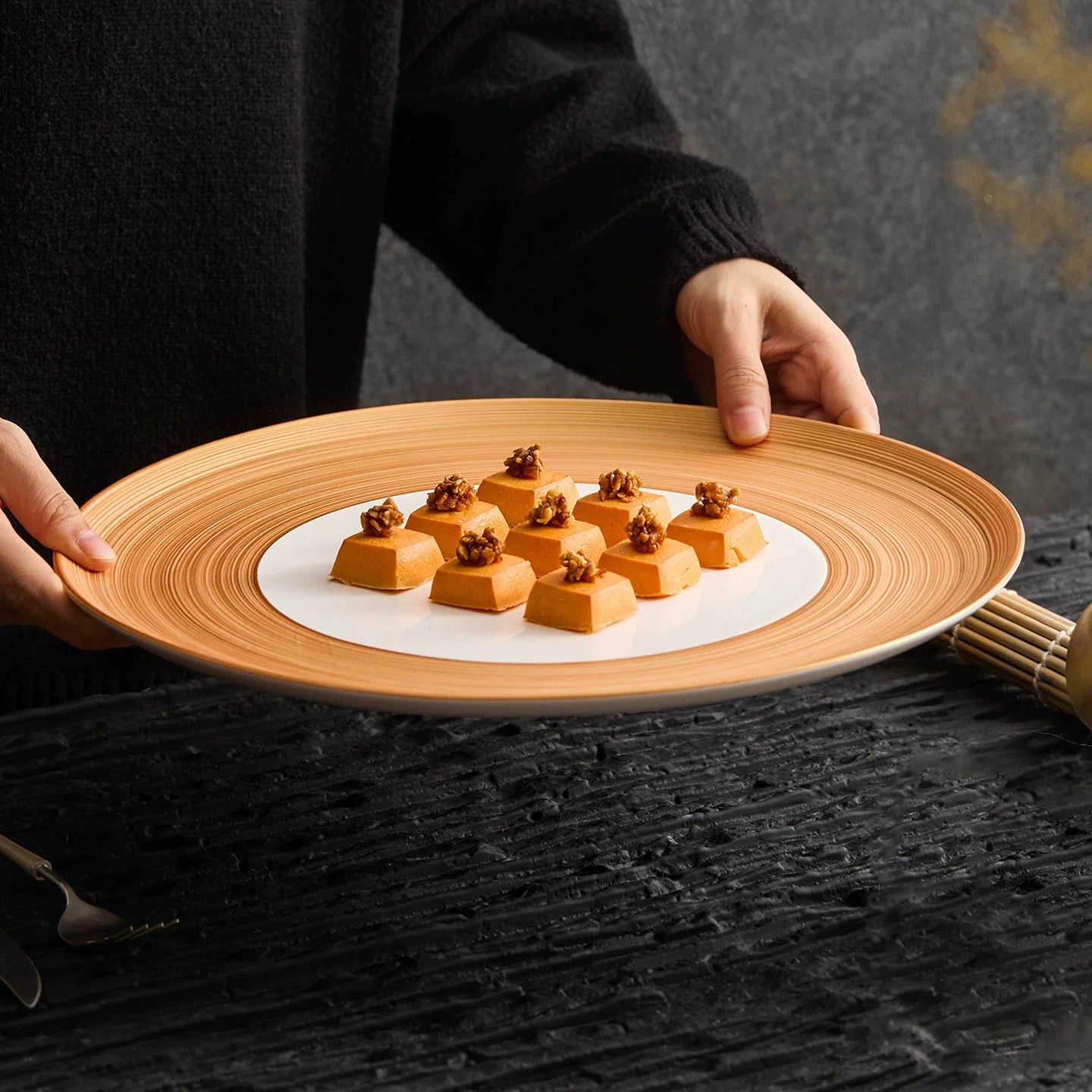 Fine Dining Ceramic Main Plate