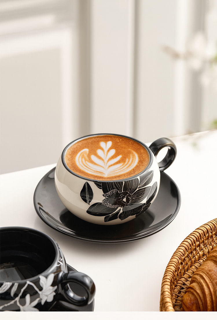 GOSEUNG artistic porcelain cup and saucer