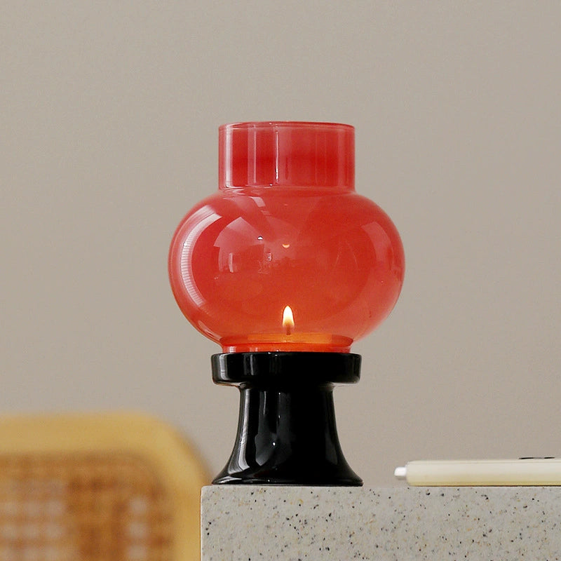 GOSEUNG heat-resistant glass candle holder designed for aroma candles.