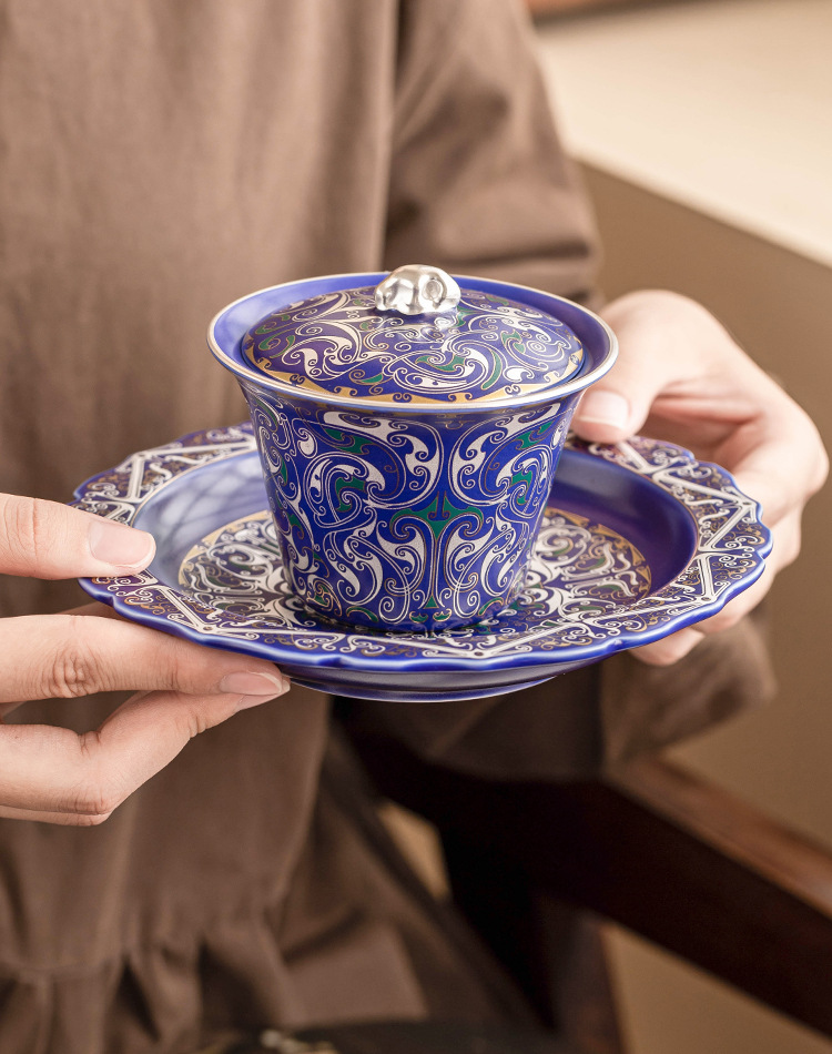 GOSEUNG luxury gaiwan for Gongfu tea ceremony and gift box set