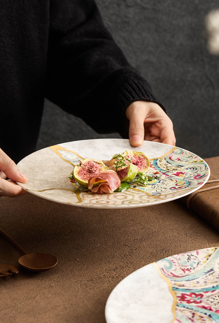 GOSEUNG premium porcelain plate for fine dining presentation