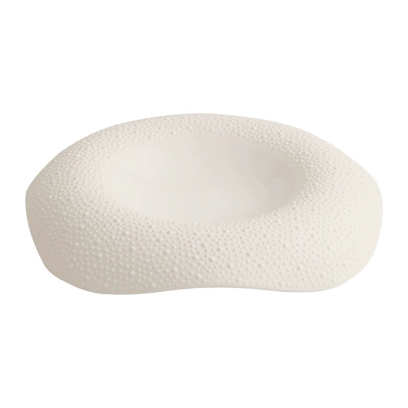 GOSEUNG sculptural porcelain platter for cold dishes