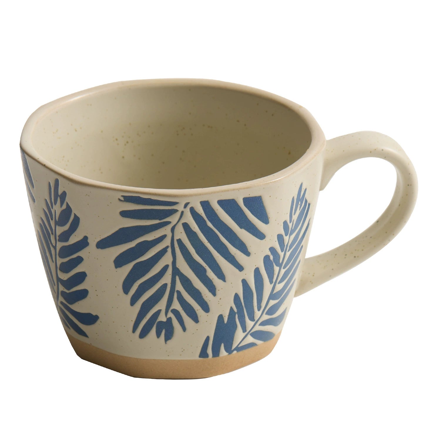 Hand-painted botanical series mug inspired by nature