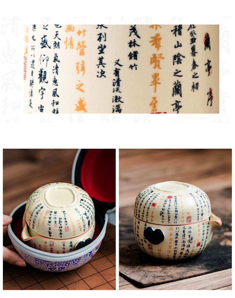 Handmade Chinese teapot and cup collection