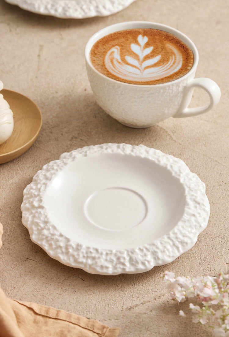 Handmade rock pattern coffee mug for stylish home coffee moments