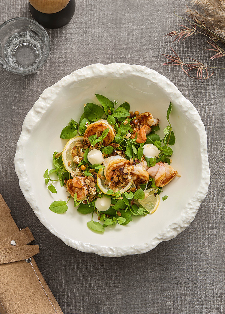 High-fired porcelain bowl showing raw edge craftsmanship.