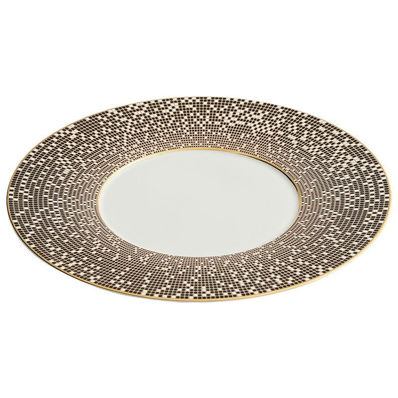 High-fired porcelain dinner plate 1300°C