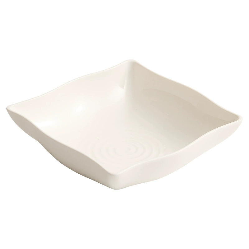 High-temperature ceramic serving plate