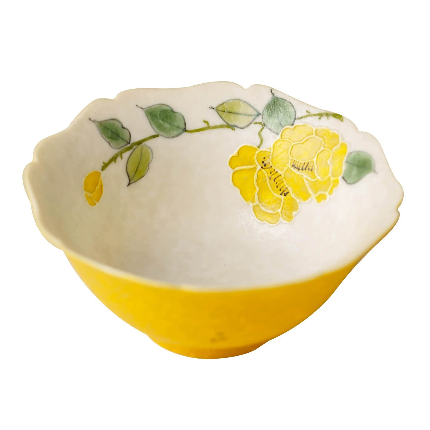 Imperial yellow porcelain vessel designed for traditional Gongfu tea and modern tea rituals.