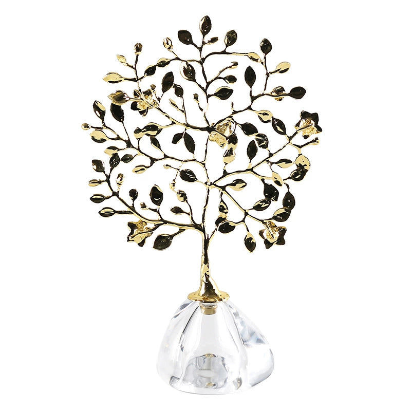 Luxury golden tree decoration for office desk