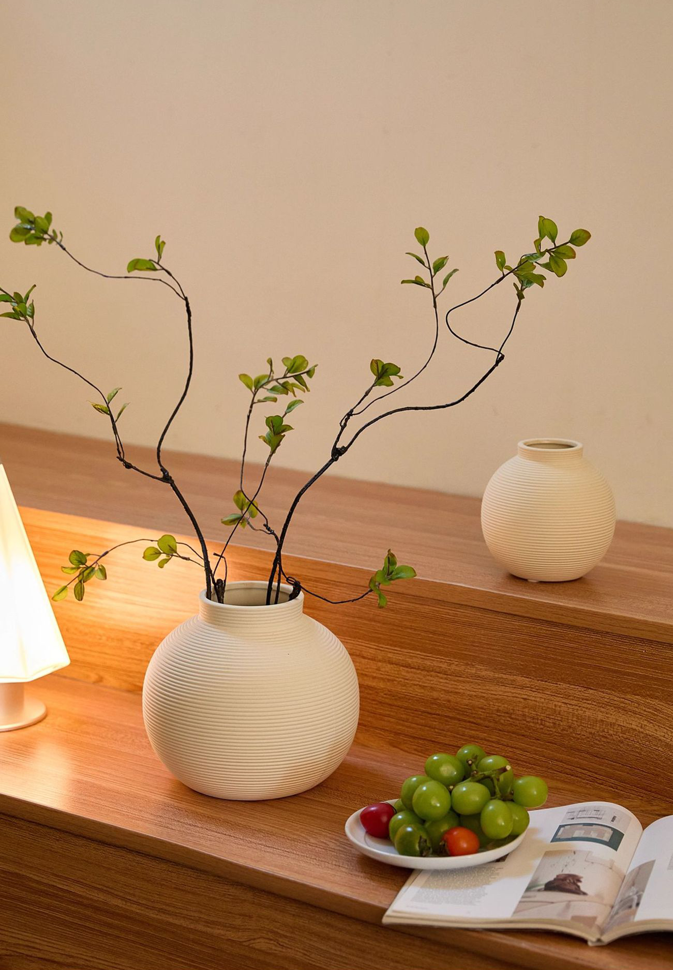 Minimalist home décor ceramic vessel