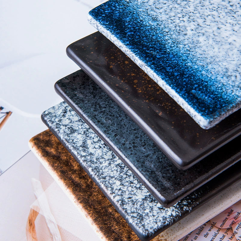 Minimalist sushi plate designed for nigiri and sashimi