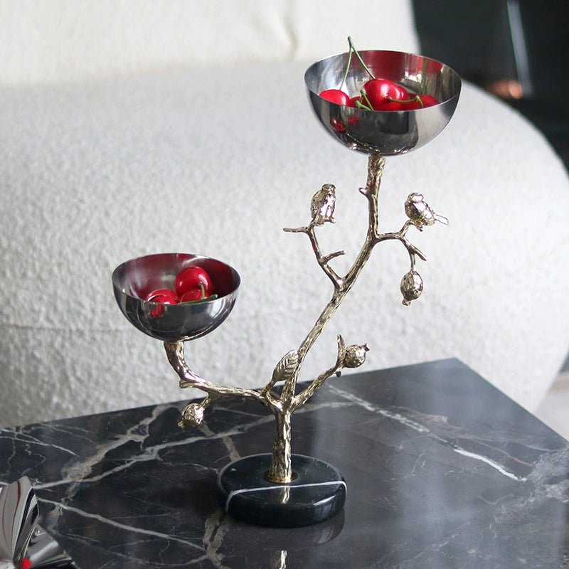 Modern centerpiece bowl stand for dining and living room