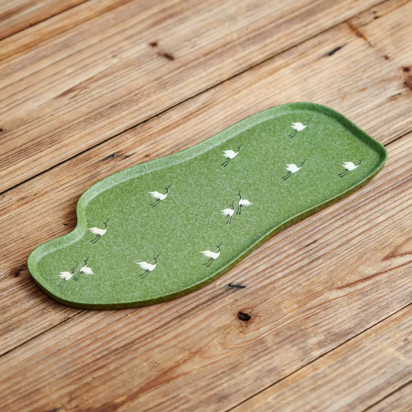 Porcelain tea tray for Gongfu tea ceremony and daily rituals