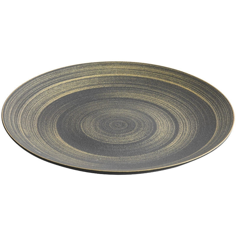 Premium porcelain dinner plate for steak or sushi presentation