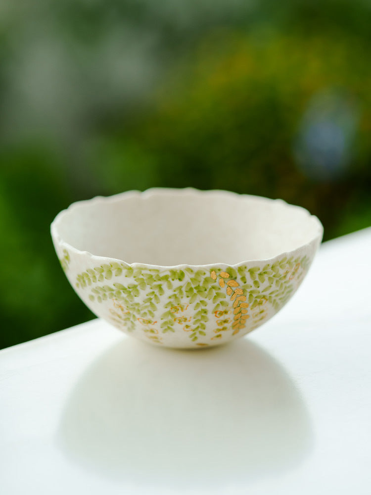 Small ceramic tea cup for Kung Fu tea rituals