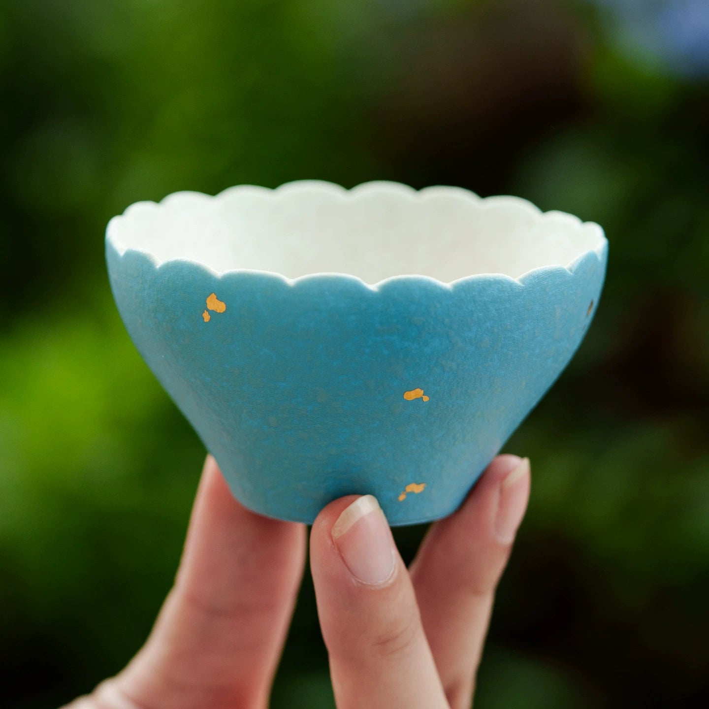 Small ceramic teacup for Kung Fu tea rituals